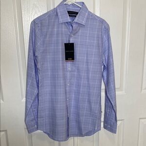 BNWT Tommy Hilfiger Men's Blue Checkered Shirt